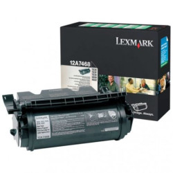 Toner Original LEXMARK 12A7468 Negro - 12A7468 [PAG-21000]