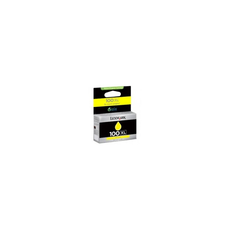 Cartucho Original LEXMARK 100XL Amarillo - 14N1071E [ML-12.5][PAG-600]