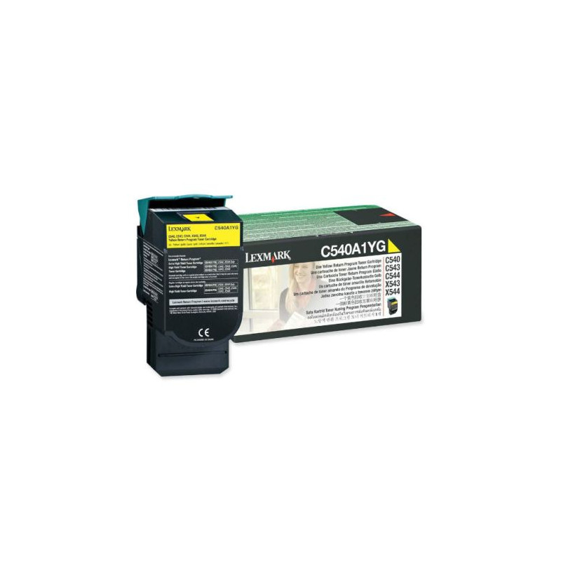 Toner Original LEXMARK C540A1 Amarillo - C540A1YG [PAG-1000]