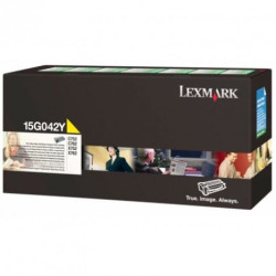 Toner Original LEXMARK 15G042 Amarillo - 15G042Y [PAG-15000]