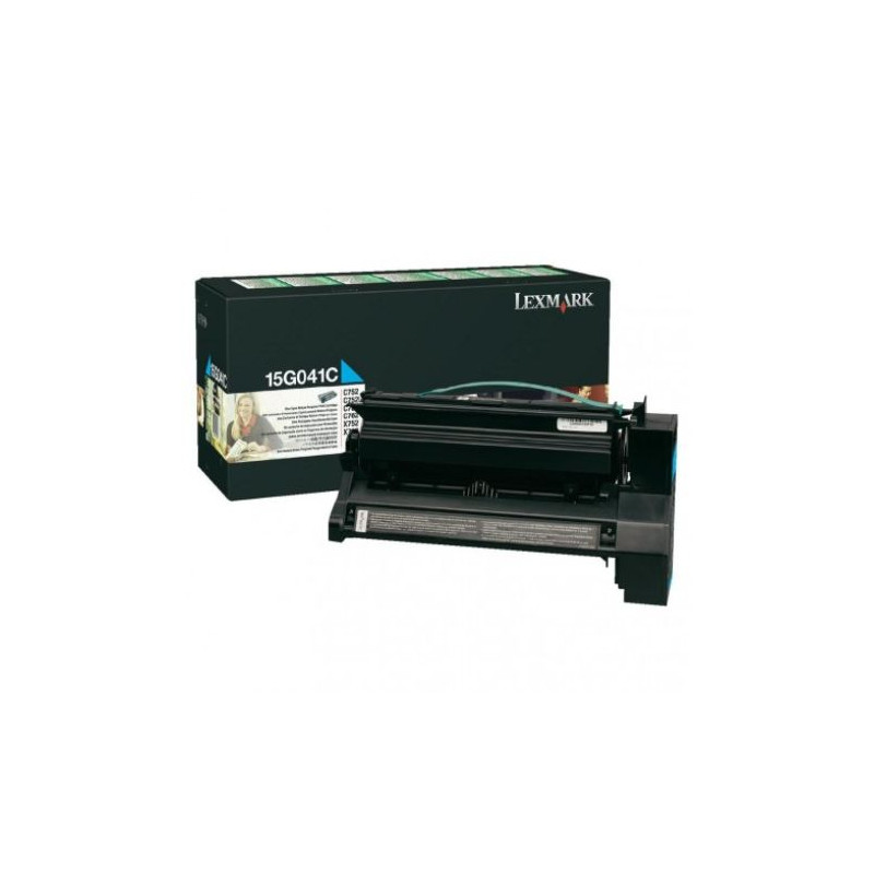 Toner Original LEXMARK 15G041 Cyan - 15G041C [PAG-6000]