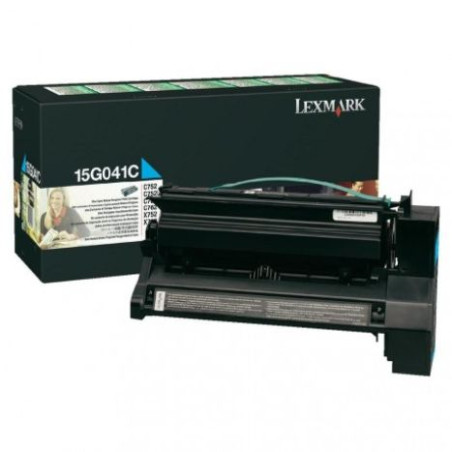 Toner Original LEXMARK 15G041 Cyan - 15G041C [PAG-6000]
