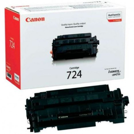 Toner Original CANON 724 Negro - 3481B002AA [PAG-6000]