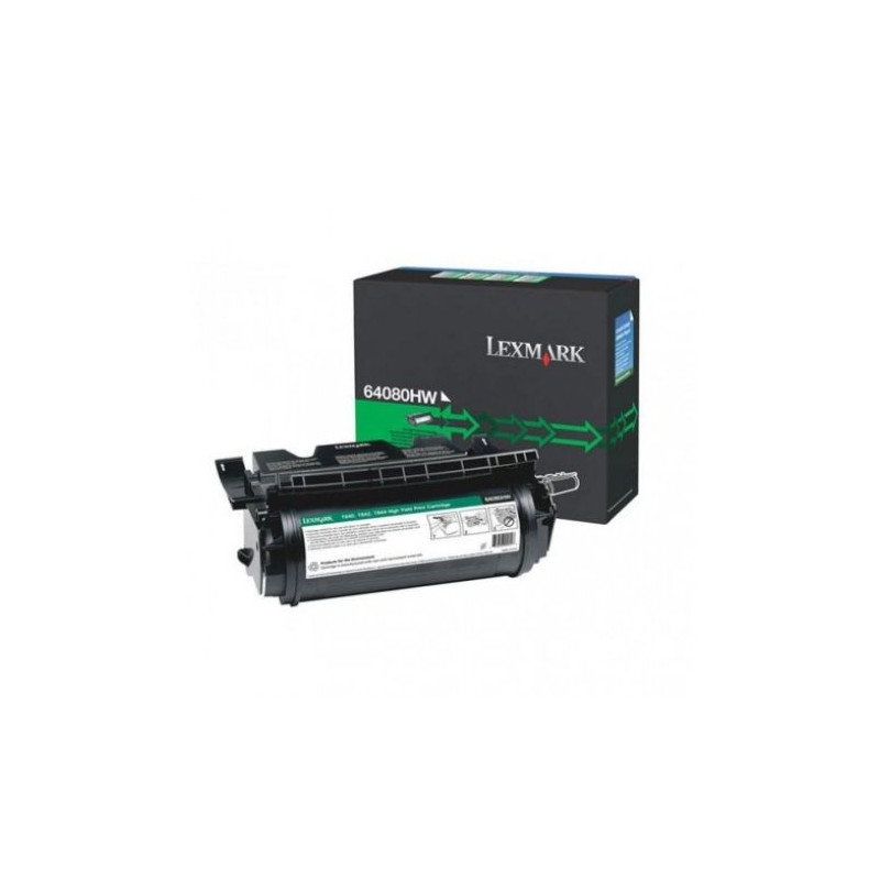 Toner Original LEXMARK 64080HW Negro - 64080HW [PAG-21000]