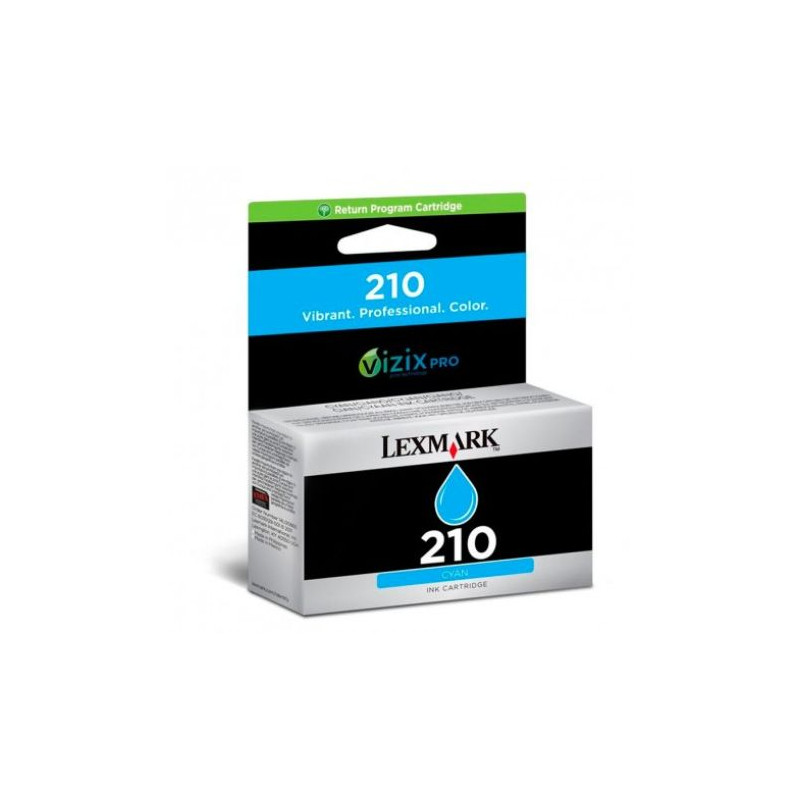 Cartucho Original LEXMARK 210 Cian - 14L0086E [PAG-500]