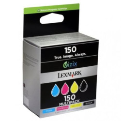 Pack Cartucho Original LEXMARK 150 BK+C+M+Y - 14N1910E [PAG-200]