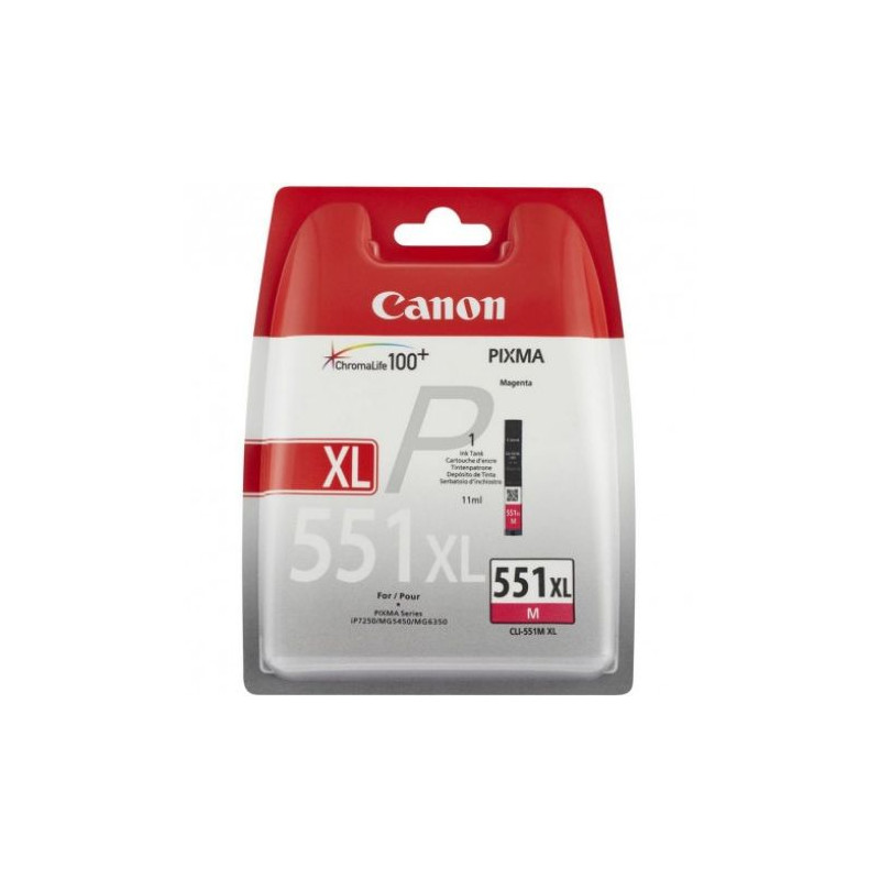Cartucho Original CANON CLI551XL Magenta - CLI551XLM [ML-11][PAG-700]