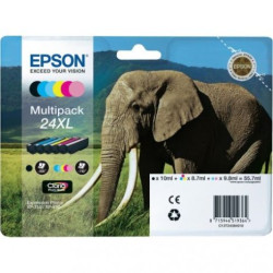 Pack Cartucho Original EPSON 24XL BK+C+M+Y - C13T24384010 [ML-10][PAG-740]