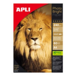 Papel Fotográfico APLI Brightpro 13 x 18 240 gr 50 Hojas Brillante - 11926