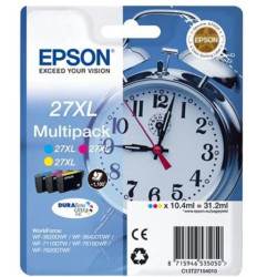 Pack Cartucho Original EPSON 27XL Tricolor - C13T27154010 [ML-34.1][PAG-2200]
