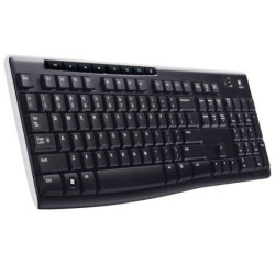 Teclado Inalámbrico LOGITECH MK170 920-003746 - USB · 10m · Negro