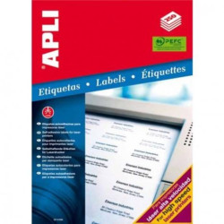 Etiquetas APLI 210 x 297 250 Hojas - PL02530