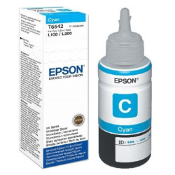 Cartucho Original EPSON T6642 Cyan - C13T664240 [ML-70][PAG-6500]