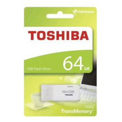 Pendrive TOSHIBA TransMemory U202 THNU202W0640E4 - 64GB · USB2.0 · Blanco