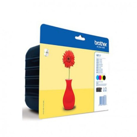 Pack Cartucho Original BROTHER LC121 BK+C+M+Y - LC121VALBP [PAG-300]