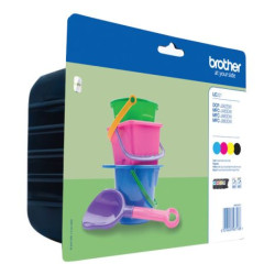 Pack Cartucho Original BROTHER LC221 BK+C+M+Y - LC221VALBP [PAG-260]