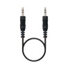 Cable de Audio Estéreo Jack 3.5mm-M a Jack 3.5mm-M - 1.5 m · Negro