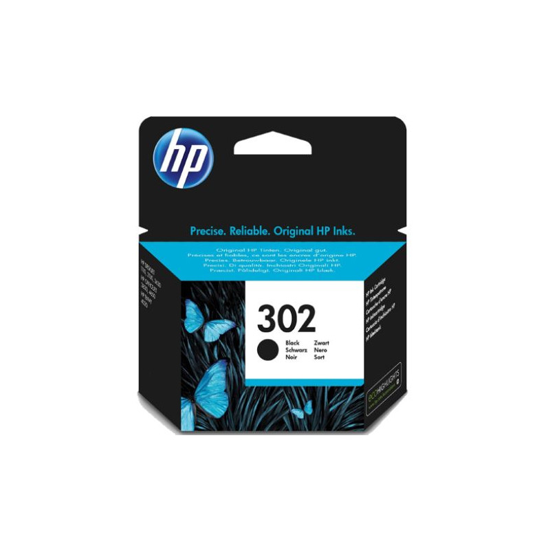 Cartucho Original HP 302 Negro - F6U66AE [ML-3.5][PAG-190]