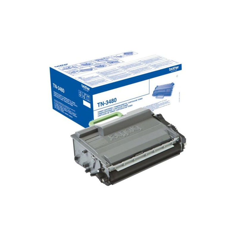 Toner Original BROTHER TN-3480 Negro - TN3480 [PAG-8000]