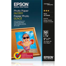 Papel Photo Glossy EPSON 13 x 18 cm 200 gr 50 Hojas - C13S042545