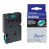 CINTA ORIGINAL BROTHER LAMINADA VERDE/NEGRO DE 12MM