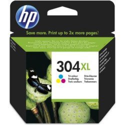 Cartucho Original HP 304XL Tricolor - N9K07AE [ML-7][PAG-300]