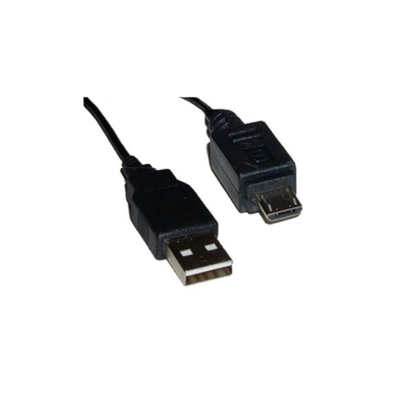 Cable USB Tipo A a Micro USB Tipo B - 3m · Negro