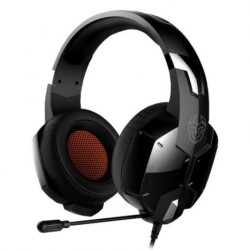 Auriculares Diadema Gaming con Cable NOX Krom kopa NXKROMKPST - Jack 3.5mm · Cable 2.2m · Micrófono · Negro