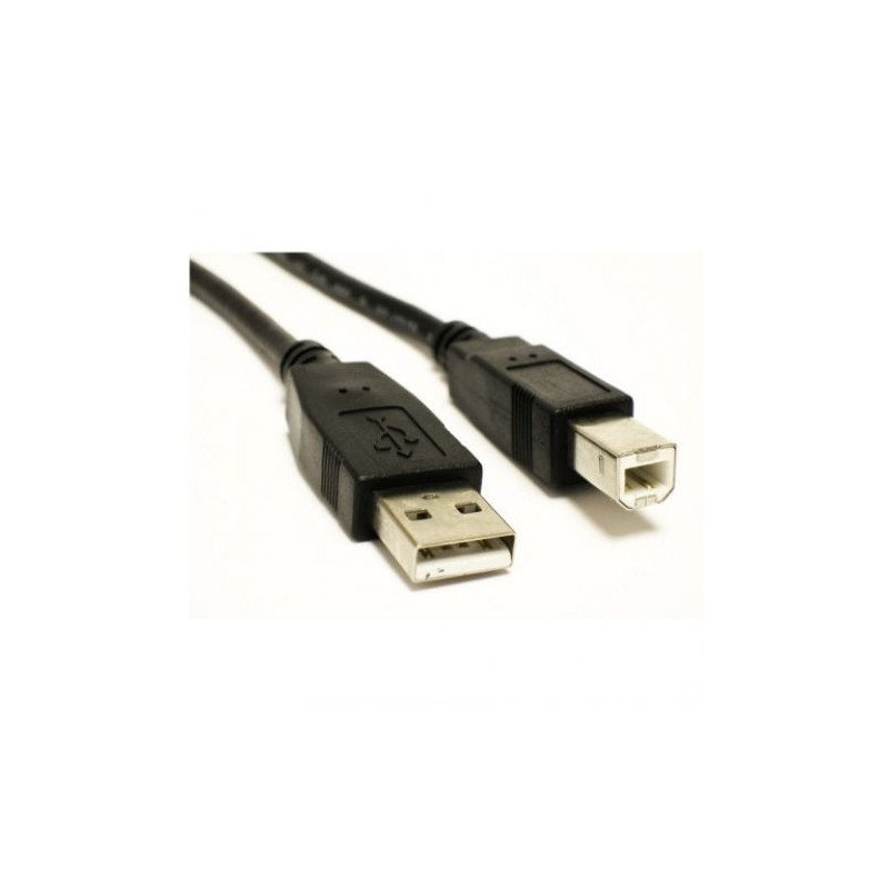 Cable USB 2.0 Tipo A/M a Tipo B/M - 1 m · Negro