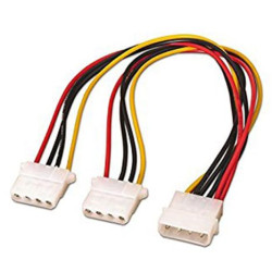 Duplicador de Alimentación Molex/M a 2xMolex/H - 0.20 m