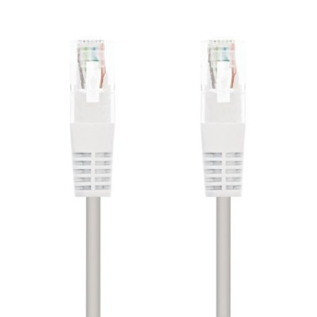 Cable de Red Latiguillo RJ45 Cat 5 - 10 m · Blanco