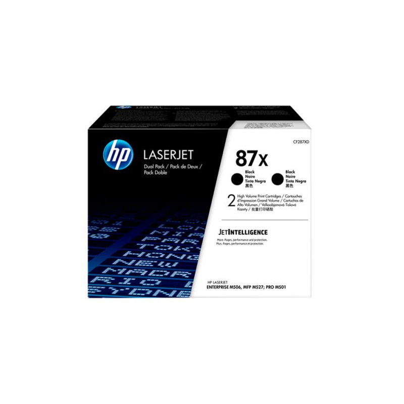Pack Toner Original HP 87X Negro - CF287XD [PAG-18000]