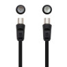 Cable de Antena 75 OHM-M a H - 1.8 m · Negro