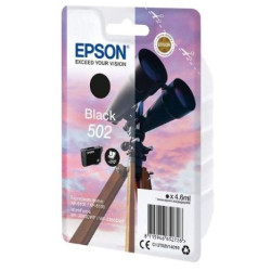 Cartucho Original EPSON 502 Negro - C13T02V14010 [ML-4.6][PAG-210]