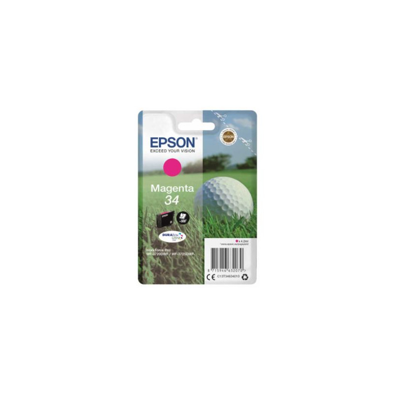 Cartucho Original EPSON 34 Magenta - C13T34634010 [ML-4.2]