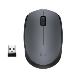 Ratón Inalámbrico LOGITECH M170 - USB · 1000DPI · Gris/Negro