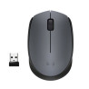 Ratón Inalámbrico LOGITECH M170 - USB · 1000DPI · Gris/Negro