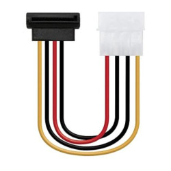 Cable SATA de Alimentación Molex 4 pines/M a SATA/H - 0.16 m