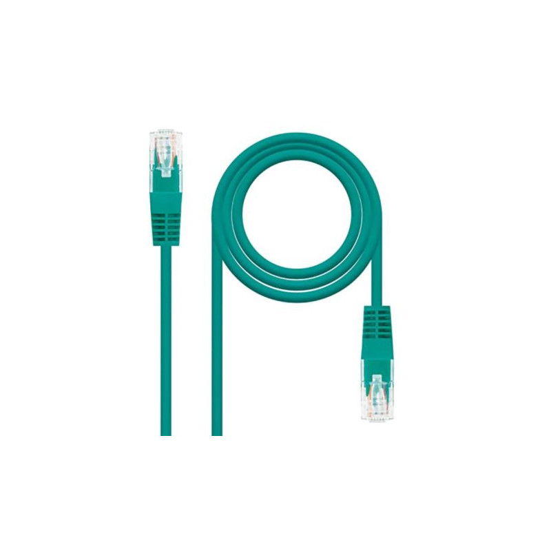 Cable de Red Latiguillo RJ45 Cat 6 UTP - 0.5 m · Verde