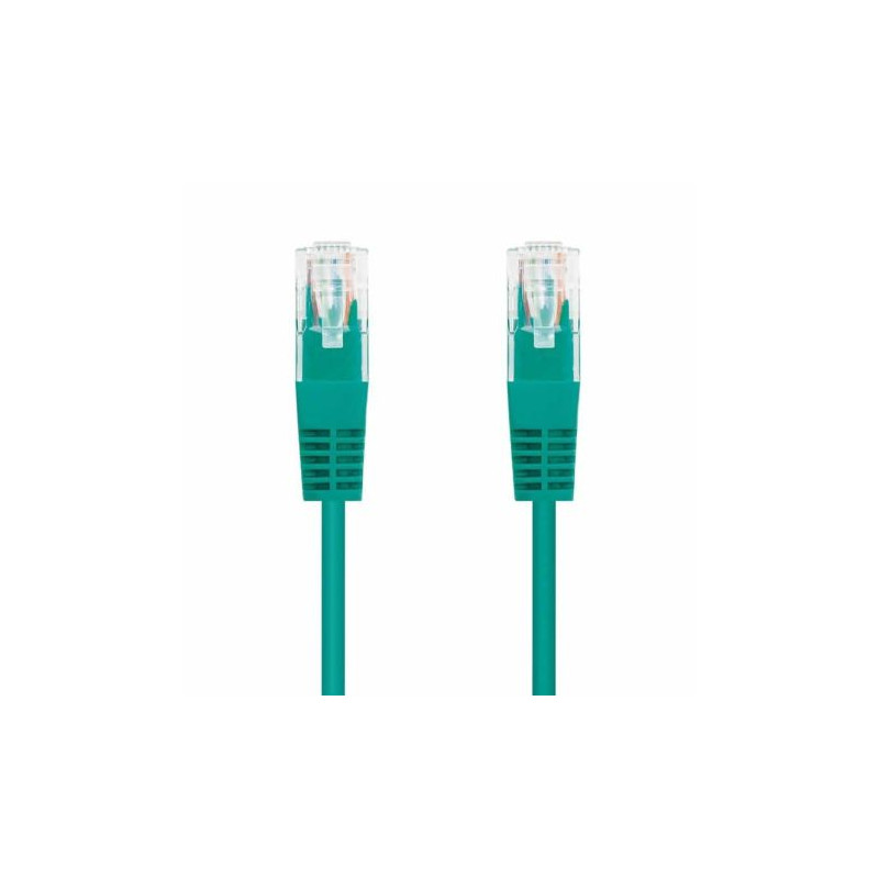 Cable de Red Latiguillo RJ45 Cat 6 UTP - 1 m · Verde