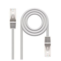 Cable de Red Latiguillo RJ45 Cat 6 FTP - 2 m · Gris