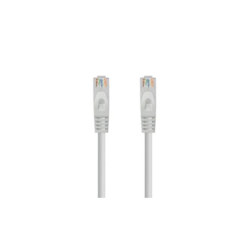 Cable de Red Latiguillo RJ45 LSZH Cat 6A UTP - 10 m · Gris