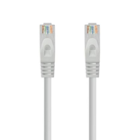 Cable de Red Latiguillo RJ45 LSZH Cat 6A UTP - 10 m · Gris