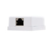 Roseta de Superficie RJ45 Cat.5E FTP · Blanco