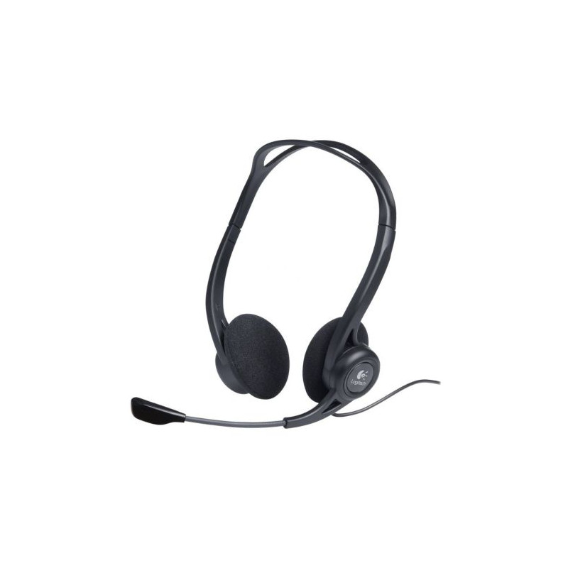 Auriculares con Cable LOGITECH 960 981-000100 - USB A · Cable 240cm  · Micrófono · Negro