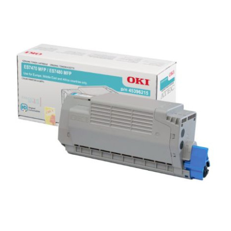 Toner Original OKI 45396215 Cyan - 45396215 [PAG-11500]