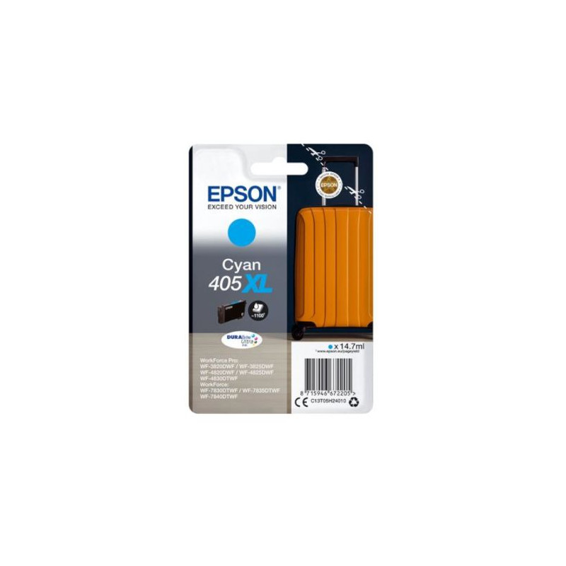 Cartucho Original EPSON 405XL Cyan - C13T05H240 [ML-14.7][PAG-1100]