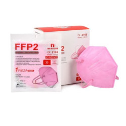 Mascarilla FFP2 Homologada YJ20-01-ROSA - Clip Ajustable · A1