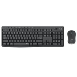 Pack Inalámbrico LOGITECH Silent Touch MK295 920-009798 - USB · Teclado y Ratón · 10m · Negro