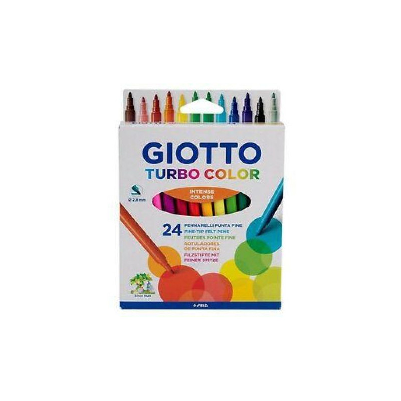 Rotuladores de Colores GIOTTO F457000 - 2.8mm · 24 Colores